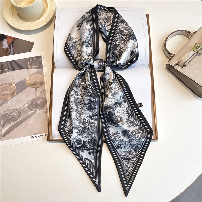 Luxury Bags In China - Luxe lange sjaal, dunne haarbandjes, dames