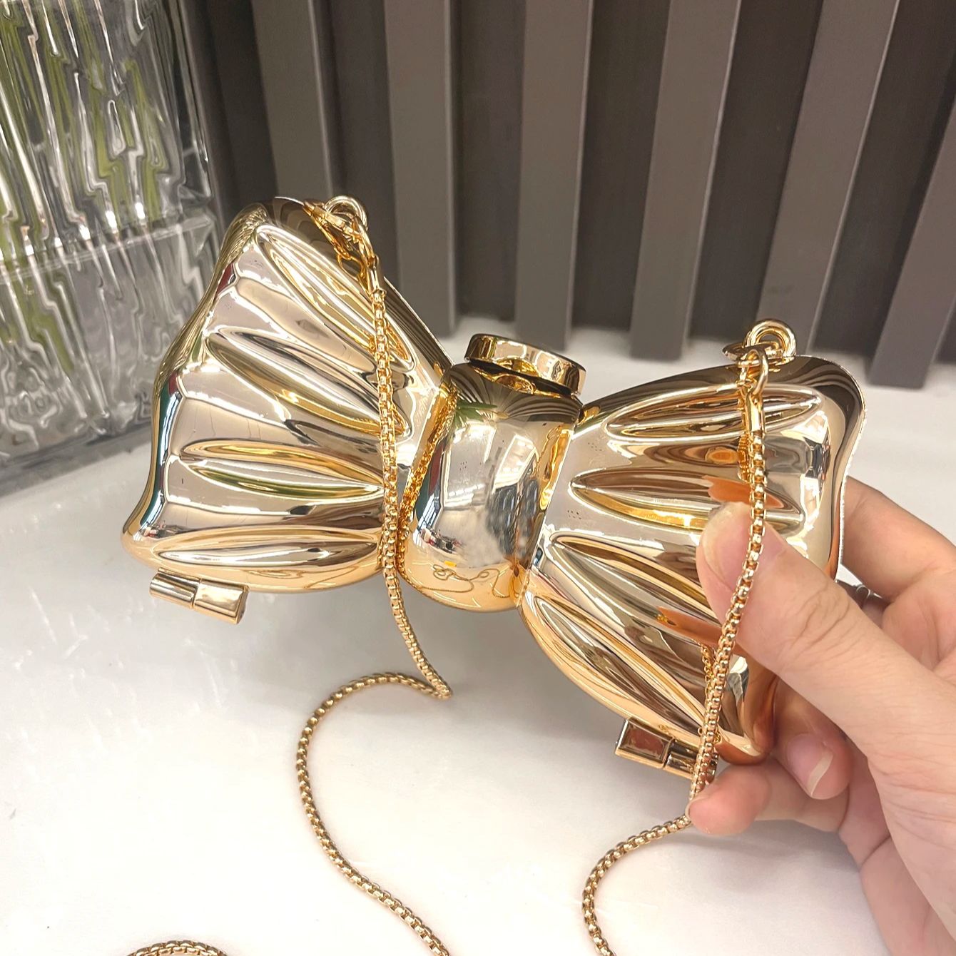 Luxury Bags Designer - Gouden avondtasje portemonnees en handtas luxe