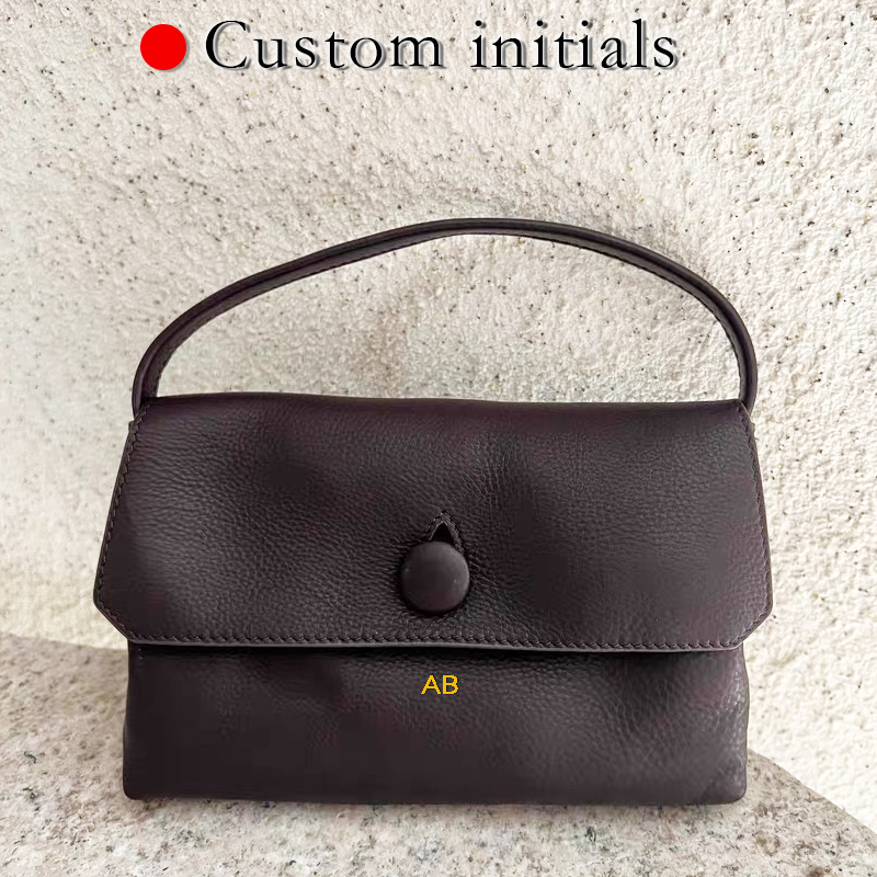 Luxury Bags Designer - Aangepaste initialen Echt leer Mini De