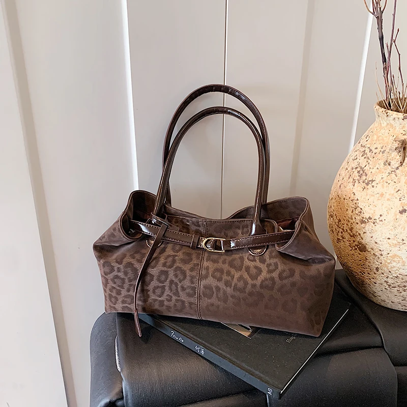 Luxury Bags In Sale - Luipaardprint naaigaren Hasp Jeugd Zoete schoudertassen