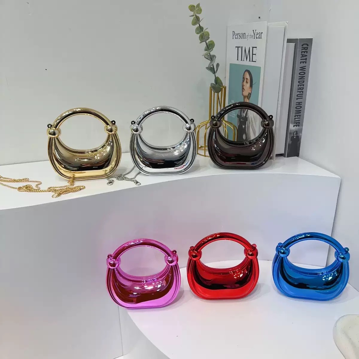 Luxury Bags Designer - Mini gouden avondtasje portemonnees en handtassen