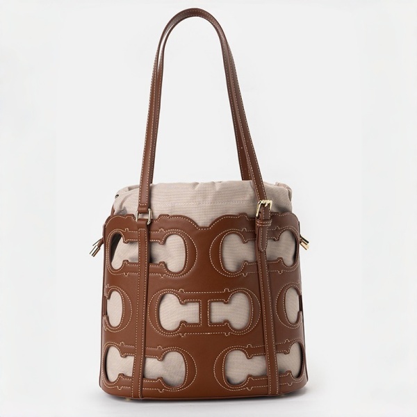 Luxury Bags Without Logo - Tote Bag met uitgesneden logo, grote